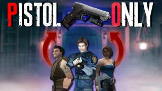 4 Resident Evil Games PISTOL ONLY || Randomizer Marathon