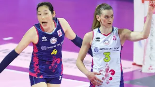 ZHU & HERBOTS, Super Outside Hitters in Scandicci-Milano | Lega Volley Femminile