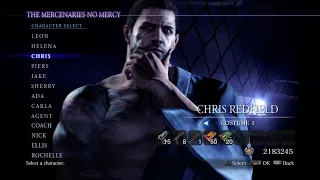 Resident Evil 6 Mercenaries Chris C1 Requiem for War No Mercy Full Combo (no grenade+CDG glitch)