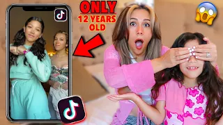7 YEAR OLD REACTS TO SISTER'S TIK TOKS!! **EXPOSED** | Familia Diamond