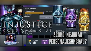 Injustice Gods Among Us Android Abriendo Packs Metal Nth ¿Como Mejorar Personajes Metal?