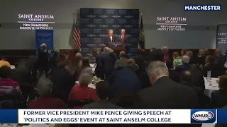 Full video: Mike Pence speaks at 'Politics and Eggs' event