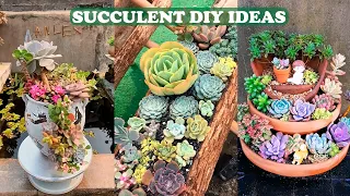 22 Succulent DIY Ideas| 22 Ý tưởng trang trí sen đá tuyệt đẹp| 多肉植物| 다육이들 | Suculentas