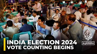 India elections 2024: Vote counting begins, Modi’s BJP lead narrowing