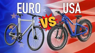American vs European ELECTRIC bikes: Which are better?