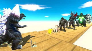 SPACEGODZILLA FPS AVATAR RESCUE MISSION DEATH RUN - Animal Revolt Battle Simulator