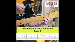 Creedence Clearwater Revival - Suzie Q - GUITAR TUTORIAL