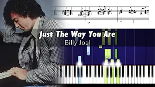 Billy Joel - Just The Way You Are - Accurate Piano Tutorial with Sheet Music