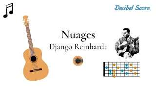 Nuages | Django Reinhardt | Guitar tutorial with chords