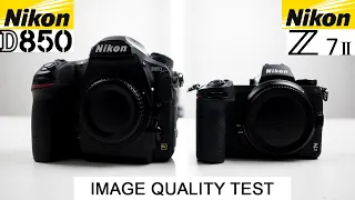 D850 Vs NikonZ7II - DSLR vs Mirrorless  - Image Quality Test
