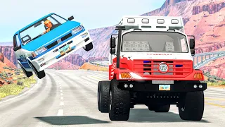 Crazy Police Chases #107 - BeamNG Drive Crashes