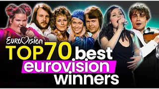 TOP 70 Best Eurovision Winners - All Songs Ranked