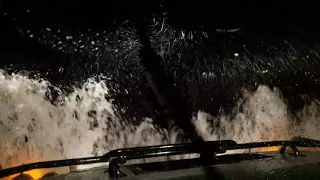 Humvee driving on flooded streets 2