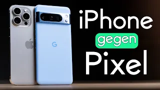 Wer gewinnt? Apple iPhone 15 Pro Max vs Google Pixel 8 Pro | TEST