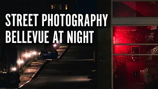 Street Photography at Night in Bellevue, Washington with Fujifilm X-H2S