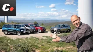 SsangYong Rexton vs Toyota Land Cruiser, Mitsubishi Montero, Land Rover Discovery 2018 | coches.net