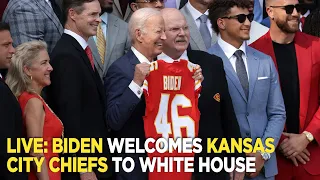 Watch live: Biden welcomes Kansas City Chiefs to White House