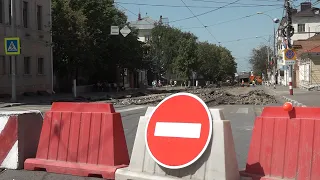 Закрыто на ремонт. В Ульяновске перекрывают дороги из-за замены рельсов. Где не проехать?
