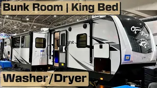 Travel Trailer with a Bunk Room, King Bed, AND Washer/Dryer! 2023 Highland Ridge Open Range 321BHS