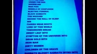 Black Sabbath Live at the 02 Academy, Birmingham, England! -FULL SETLIST!