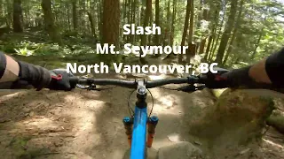 Slash on Mt. Seymour in North Vancouver, BC