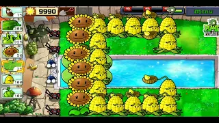 giant plants vs zombie pool level 3 #gaming #pvz #pvz2