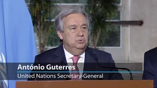 Secretary-General Guterres: "We are looking for a solid and sustainable solution for Cyprus"