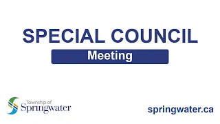 Closed Special Meeting of Council - May 1, 2024