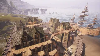 HOW TO BUILD A PIRATE VILLAGE [TIMELAPSE] - CONAN EXILES: Isle of Siptah