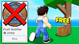 HOW TO GET FRUIT WITHOUT THE NOTIFIER GAMEPASS! *FREE* Roblox Blox Fruits