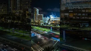 Busy Downtown San Diego on a Saturday night 🌃 #timelapse #timelapsephotography #sandiego