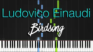 Ludovico Einaudi - Birdsong [Synthesia Piano Tutorial]