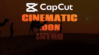 CapCut  Tutorial  Cinematic Zoom TEXT Intro