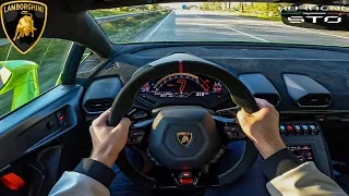 315Km/H! Lamborghini Huracan STO POV on Autobahn!