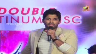 Allu Arjun imitating Brahmanandam dance - Julayi Double Platinum Disc Function