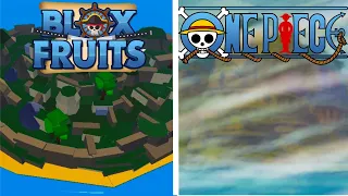 ALL Islands From BLOX FRUITS vs ONE PIECE | Update 20