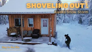 Arriving After A Snow Storm | Alaska Cabin Life