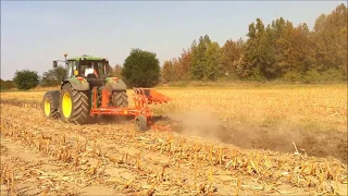 3 furrow CMA - Aratro CMA Trivomere voltaorecchio fuorisolco + John Deere 6930