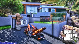 Driving my IRL and new Mansion in GTA 5||  Let's Go to Work| GTA 5 Mods| 4K