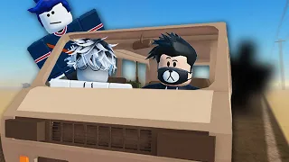 UMA VIAGEM DE CARRO PERIGOSA NO ROBLOX! - Roblox A Dusty Trip