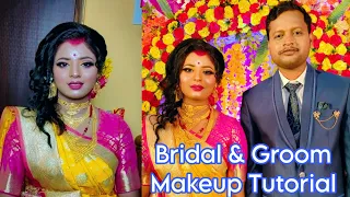 Bridal and Groom Makeup Tutorial Full Video do not Skip