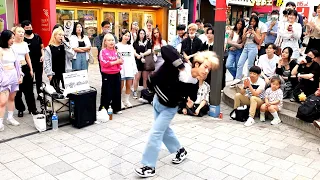 [STREET ARTIST] ALLURE. GUEST: MYEONGJIN. LONG TIME NO SEE. HONGDAE BUSKING (DICE). 230519.