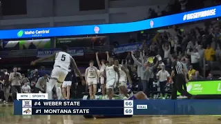 Montana State men survive against Weber State, advance to Big Sky championship