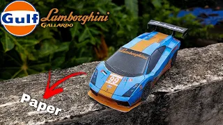 Lamborghini Gallardo with Gulf livery papercar | Paper Lamborghini gallardo 1:43| Lavahi crafts