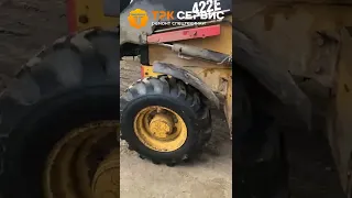 Установка КПП экскаватора-погрузчика Caterpillar 422E Часть 2