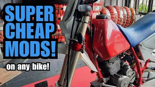 CHEAP MODS that make your MOTORCYCLE better! GUARANTEED!