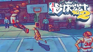 NBA Street, Vol. 2 PS2 Gameplay - Old School Ballers vs. NBA Stars