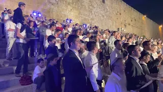 Levi’im practicing for Temple service in Jerusalem