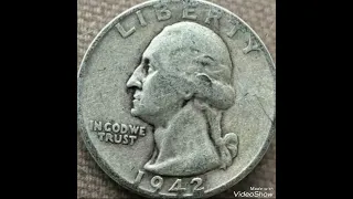 $8000.00 & 1942 Washington Quarter dollar Mint Error that Sold For big Money !