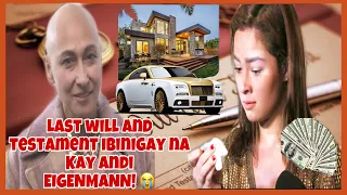 🔺EMOSYONAL SI ANDI EIGENMANN NAG MABASA ANG LAST WILL AND TESTAMENT NI CHERIE GIL❗️